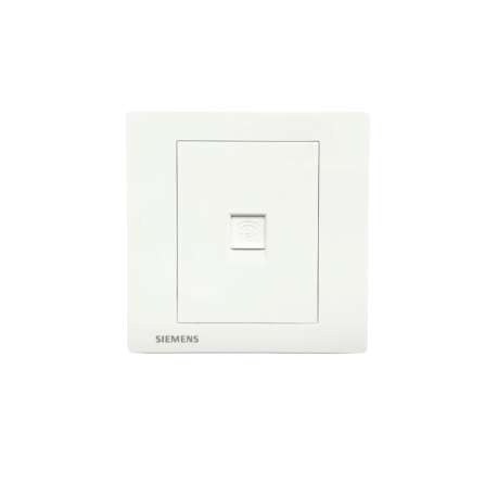 ชุดเต้ารับโทรศัพท์ 4 สาย SIEMENS ซีรีส์ RELFA PLUS สีขาว_0